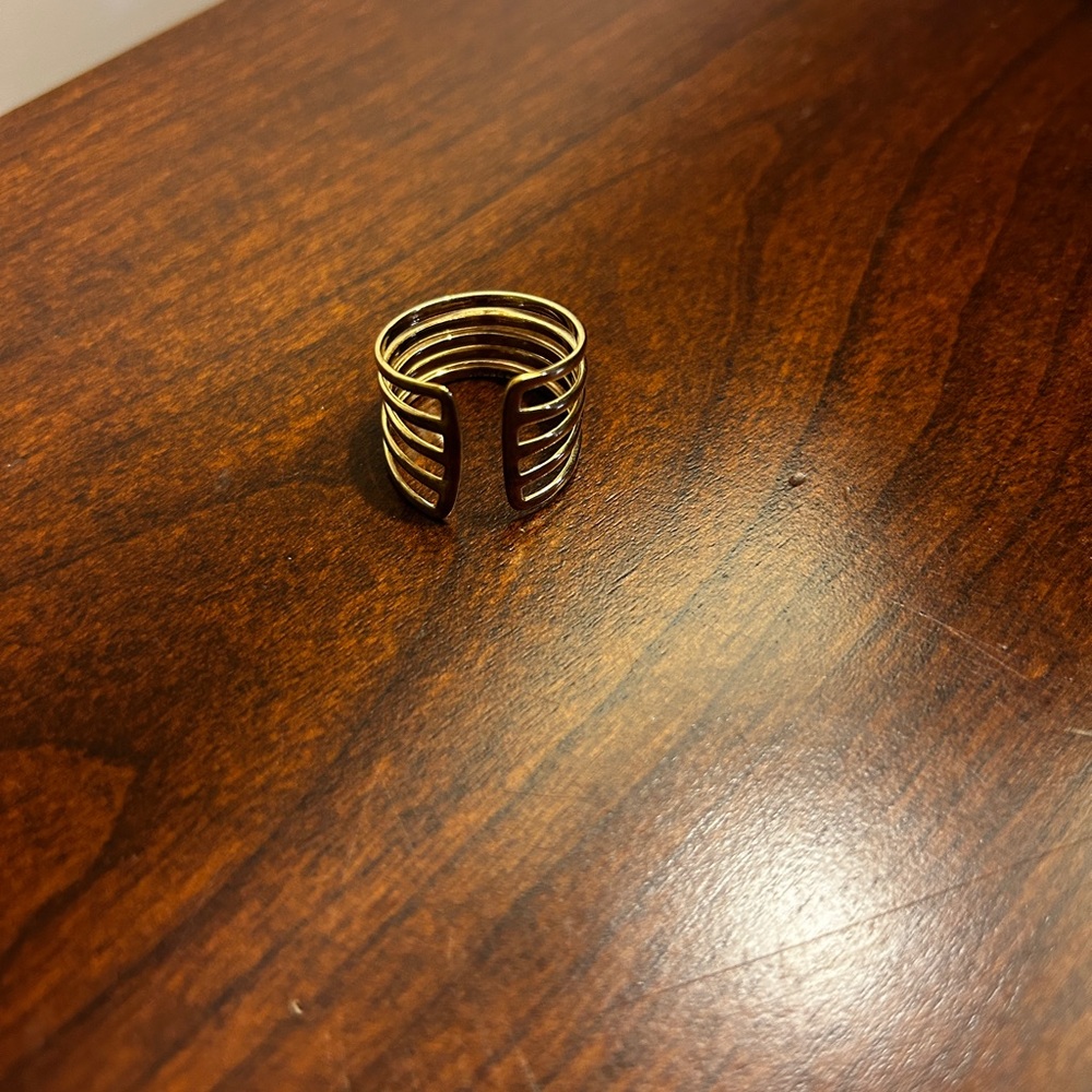 Stella & Dot Gold Open Band Ring